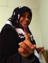 Iraqi Woman votes